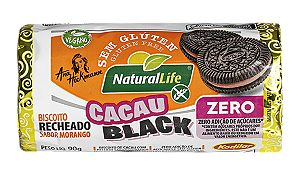 Biscoito Cacau Black Morango 90g - Natural Life