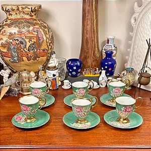Conjunto de xícaras para café em porcelana Paraná