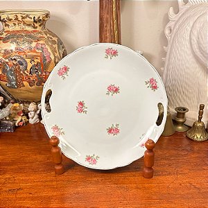 Prato de bolo em porcelana Real