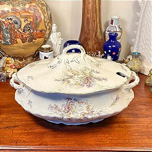 Terrina em porcelana inglesa - J & G MEAKIN - HANLEY