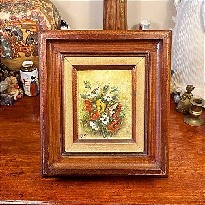 Quadro óleo sobre tela, Papoulinhas. 1989