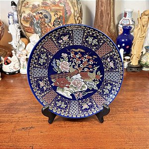 Prato decorativo em porcelana chinesa