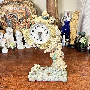 Relógio de mesa anjinhos