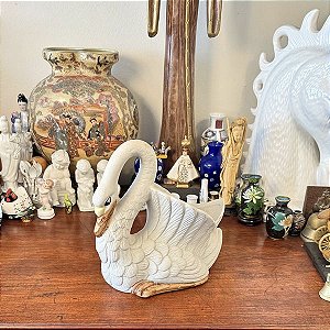 Cachepot Cisne em cerâmica