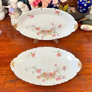 Travessa em porcelana de Limoges.