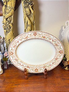 Antiga travessa grande Inglesa Empire Dorse.