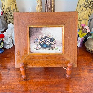 Quadro Antigo a óleo, anos 70.