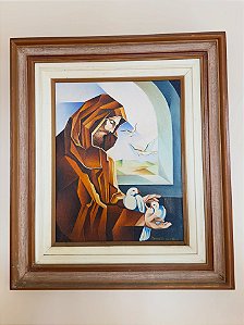 Quadro a óleo sobre tela de Damião Martins.