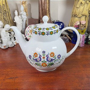 Bule em porcelana Schmidt anos 70.