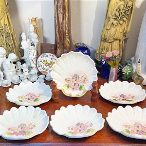 Conjunto de Pratinhos de Cerâmica Weiss.