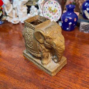 Elefante Indiano em bronze.