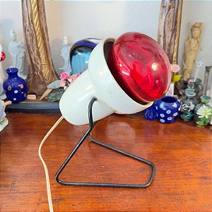 Luminária Philips (Anos 70), funcionando.