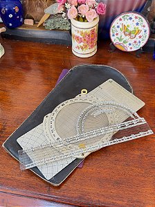 Computador de Voo Jeppesen CSG-8A e Régua de Navegação.