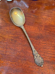 Colher em Metal Trabalhado