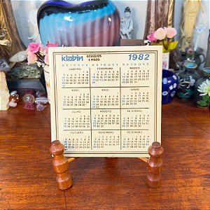 Azulejo Calendário Klabin 1982