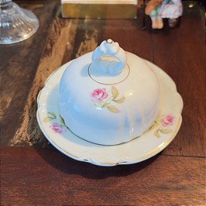 Manteigueira em Porcelana Real