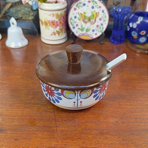 ANTIGA FARINHEIRA EM PORCELANA PORCELANARTE.