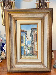 Quadro Paisagem de Tiradentes por José Pimenta (1992)