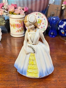 Bibelô Dama em Porcelana Rami Anos 50