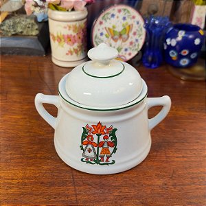 Açucareiro Porcelana Schmidt – Exclusividade Mesbla