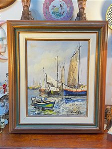 Quadro Velas da Bahia – Óleo sobre Tela (1988)