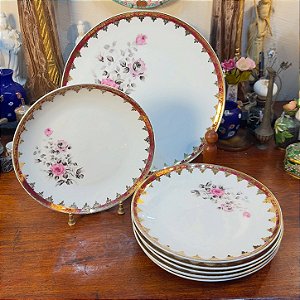 Conjunto de Sobremesa Porcelana Schmidt.