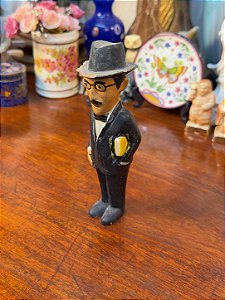 Boneco Caricatura por Zé Andrade - Fernando Pessoa