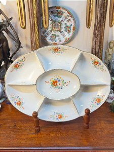 Petisqueira em Porcelana Schmidt – Decoração Floral.