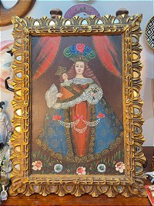 Quadro Cusquenho Virgem de Cocharcas