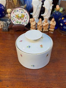 Açucareiro em porcelana Renner florzinhas.