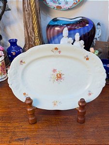 Pequena Travessa em Porcelana Polonesa KPM – Floral.