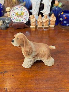 Bibelô Antigo Cocker Spaniel – Arte De Angeli (Made in Italy).