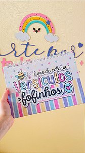 Versículos Fofinhos- Livro de colorir Cristão  15X21