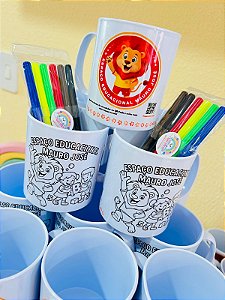 Caneca de colorir