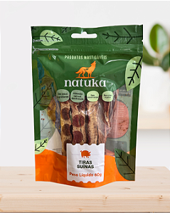 Natuka Tiras Suínas - 60g
