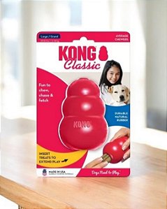 Brinquedo Recheável Kong Classic Large (G)