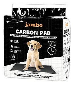 Tapete Higiênico Carbon Jambo Pet 80x60 – 30 unid.