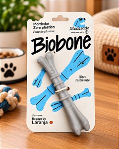 Mordedor Resistente Ossinho Biobone Laranja - P