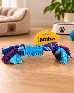 Brinquedo Corda Rubber Blue Dental Bone - P
