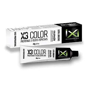 Coloração X3-Color 60g | 0.6 Vermelho Intenso com Proteínas & Óleos Nutritivos – Cores Vivas e Cuidado Profissional