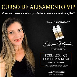 Curso Vip de Alisamento  Presencial  em Fortaleza