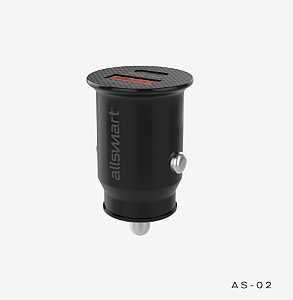 CARREGADOR VEICULAR CARCHARGER AS-02 / TIPO C 20W / USB A 18W / ALLSMART