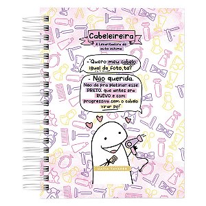 Caderno A5 : Cabeleireira Flork