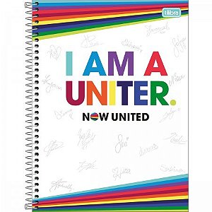 Caderno Universitário 1M Now United - I am