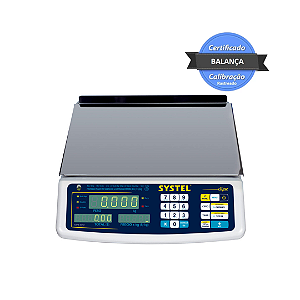 Systel Clipse 30kg Branca - Com Certificado de Calibração
