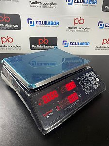 Balmak QUICK33B 33kg Pesadora, Computador e Contadora - Bateria - INMETRO (Item Mostruário)