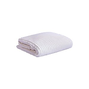 Cobertor Canelado Andes Queen 2,60 X 2,40 M - Branco
