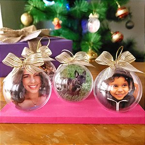 Bolinhas de Natal com Foto