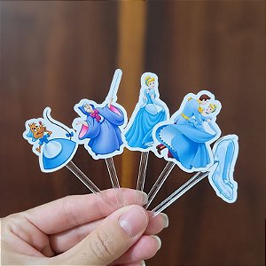 Topper de Docinho Cinderela