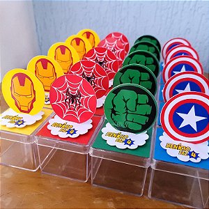 Caixa Acrílica Vingadores / Heróis